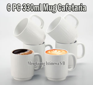 6 PC 330ml Nordic Color Beverage Coffee Mug Cafetaria Set LZ7188