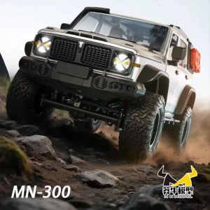 JDD[Fast Delivery][Original Available] New MN300 1:12 Rc 4WD Full Proportion Remote Control Car All Terrain tank-300  Remote Control Pickup Truck  Climbing Off-Road Vehicle Model Toys Gifts