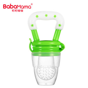 VREN Food Grade Safety BPA Free Silicone Newborn Food Fruit Teether Silicone Feeding Feeder Baby Pacifier