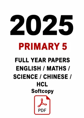 2025 Primary 5 Test Papers Bundle (All Subjects EMSCH) + Answer Keys | Instant Download