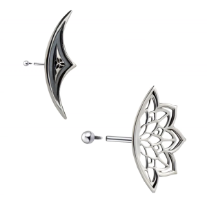 Gothic Specter Spiders Web Drop Earrings Ear Alloy Texture Suitable for Halloween Costume Parties and Theme Event