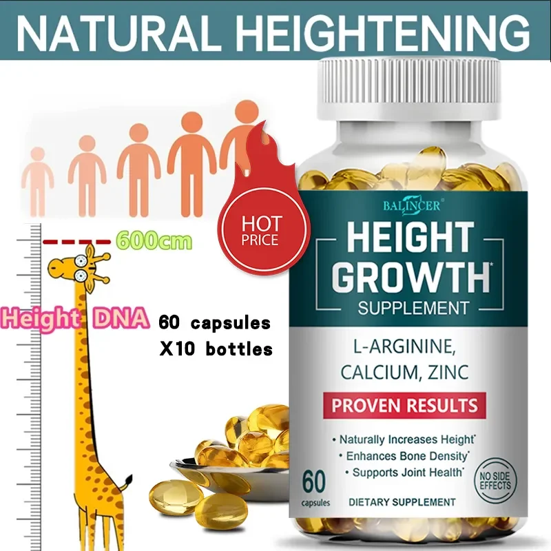 Bone Growth Enhancer Supplement to Naturally Increase Height