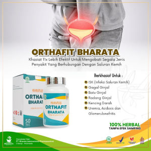 Obat Batu Ginjal - Obat ISK - Obat Gagal Ginjal - Obat Kencing Darah - ORTHAFIT BHARATA ORIGINAL