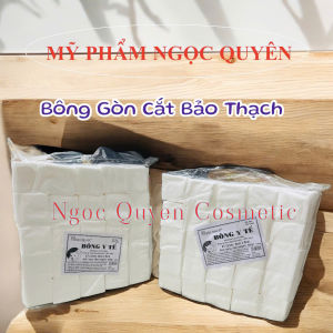 Bông gòn y tế  cắt sẵn Bảo Thạch  (6cm x 6cm - 500g)