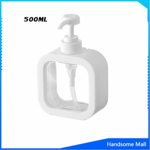 H.S. ขวดปั๊มสบู่เหลว ขวดเปล่า โลชั่น เจลอาบน้ํา 300ml 500ml Bathroom Storage