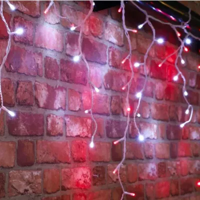 SHUAIAN Lampu Tumblr Led Tirai 100 Led Lampu Dekorasi Natal Lampu Hias