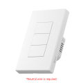 ITEAD SONOFF M5 Matter WiFi Wall Switch Push Button Smart Switch eWeLink APP Apple Home Control Type 120 1/2/3 Gang Smart Light Switch with Neutral Wire, work with Alexa Google Home. 