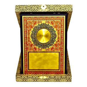 LG2467 Velvet Box Plaque | Plak Baldu Anugerah | Hadiah Sukan & Cenderahati | Custom Logo Available