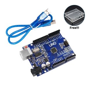 UNO R3 Development Board compatible with Arduino ATmega328P CH340 CH340G With Straight Pin Header and Cable