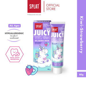 SPLAT Juicy Lab Dream Berries Children Toothpaste 80g | Safe To Swallow Kids Toothpaste