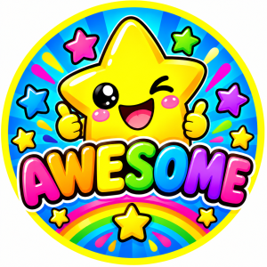 2inch size | 50 pcs | Kids Reward Stickers – Colorful Motivational Stickers for Teachers Students & Classroom Rewards