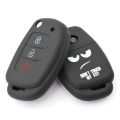 For Hyundai Creta I20 Tucson Elantra Santa fe Silicone Remote Key Case Fob Shell Cover Skin Jacket Sleeve 2016 2017 2018 2019. 