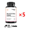 Myo-Inositol & D-Chiro Inositol Capsules with MTHF, Folate, Vitamin D| Support for Ovarian Function, Hormone Balance, & Homocysteine Levels | Fertility Supplements for Women. 