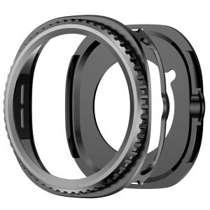 CRESTED 2 in 1 Stainless Steel Case for Samsung Galaxy Watch 8 Classic 46mm Metal Full Body Protective Cover Shell