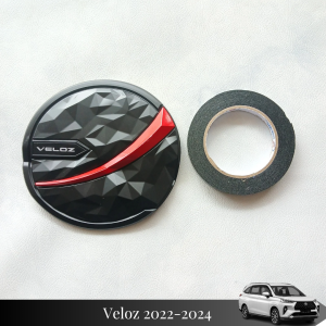 Cover Tutup Tangki Bensin Mobil Veloz 2022 - 2024 Hitam All Variant