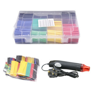 530PCS Heat Shrink Insulation Shrinkable Tubing Tube Wrap Sleeve Wire Cable 530PCS Polyolefin Set Box