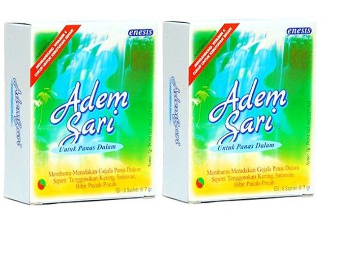 ADEM SARI 6 SACHETS x 2 KOTAK | Lazada