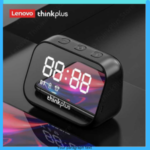 COD Lenovo Thinkplus Speaker Bluetooth 5.0 Portable Alarm Clock 1500mAh  TS13 / speaker bluetooth super full bass jumbo mini karaoke suarah jernih outdoor terbaik serbaguna murah viral lenkap dengan jam otomatis