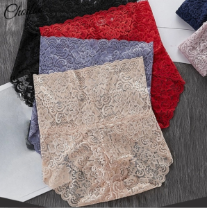 ChoiFoo กางเกงในเอวสูงไร้รอยต่อสำหรับผู้หญิงกางเกงในเอวสูงไร้รอยต่อกางเกงในลูกไม้กางเกงใน Cewek Seksi ใหญ่กางเกงในซีทรูกลวงกางเกงในฤดูร้อนเย็นและกางเกงชั้นในระบายอากาศ