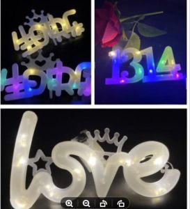 Lampu Hiasan LED Light Love 520 3mod String Lampu LED