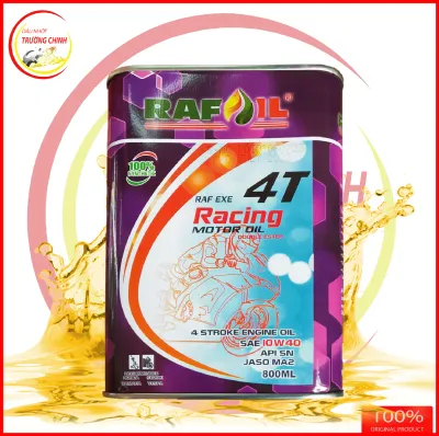 Nhớt RAFOIL Motor Racing 4T tổng hợp 10W40 SN dành cho xe số xe ga nhập khẩu UAE