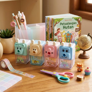 Rautan Pensil Putar 7271 Animal / Peruncing / Ongotan / Sharpener / Serutan / Sleper