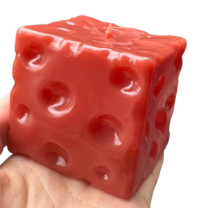 KAWAII BOX 6/7cm cheese squishy toy 捏捏乐 slow rising squishy Cheese Squeezed Cube Super Soft Realistic Non Rebound Fidget Toy Portable Yellow/Pink Cheese Stress Ball Office