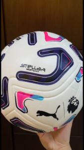 Stellar Match Football Size 5 Premier League BallAdults Football Bola Sepak PU Leather High Quality Outdoor Training