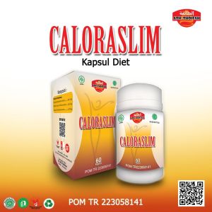 Kapsul Diet CALORASLIM Ath-Thoifah 60 kapsul Obat Diet Herbal Ampun Aman