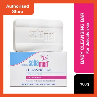 Baby Sebamed Cleansing Bar 100g – Gentle Soap-Free Cleanser for Baby’s Delicate Skin 👶💧