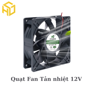 Quạt Fan Tản Nhiệt 12V 8x8cm – Giải Pháp Làm Mát Hiệu Quả Cho Máy Tính Lò Ấp Trứng Ủ Sữa Chua 🌬️❄️