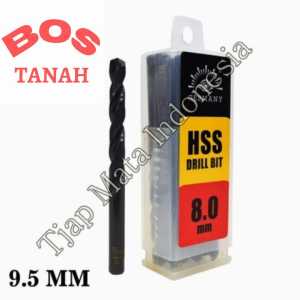 Mata bor besi 95mm HSS Tjap Mata Drill bits 9.5 MM Cap Mata hss