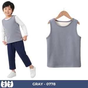 Áo giữ nhiệt ấm áp mùa đông cho bé 27kids lót nỉ gile ba lỗ trẻ em từ 2-14 tuổi ULTT1