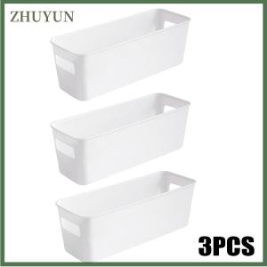 ZHUYUN 1 3PCS Multifunctional Desktop Storage Box Toiletries Cosmetic Sundries Plastic Storage Organization Box Drawer Organizer