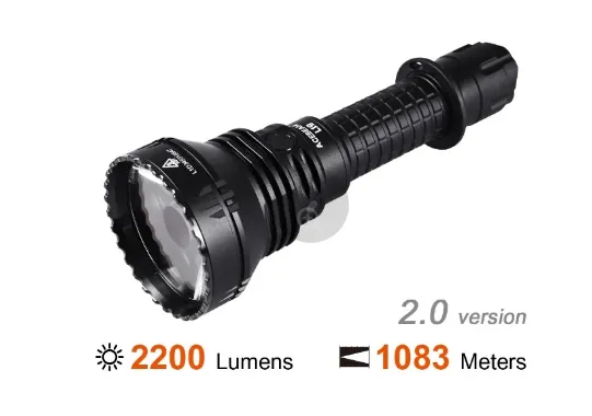 ไฟฉายAcebeam L19 V2.0  Balance & LONG RANGE 2,200 Ansi lumens  ลำแสงพุ่งไกล 1,083 m  แสงแรงไกล จริง !!!ศูนย์ไทย