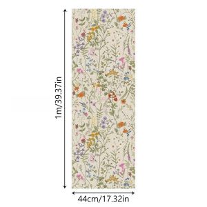 50 màu PVC không thấm nước giấy dán tường tự dính giấy dán tường hoa sticker cho phòng ngủ phòng khách trang trí nội thất