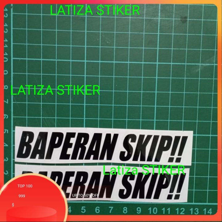 Sticker Cutting BAPERAN SKIP!!