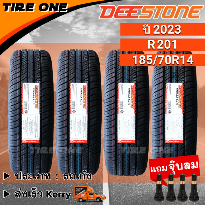 [ส่งฟรี] DEESTONE ยางรถยนต์ ขอบ 14 ขนาด 185/70R14 รุ่น R201 | ยางใหม่ปี ...