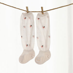 【SG stock】Mesh thin cotton mosquito socks proof boneless baby socks baby knee length stockings网眼薄棉防蚊无骨婴儿袜子宝宝过膝长筒袜