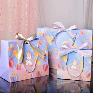 Dream Unicorn Birthday Wedding Party Gift Wrapping Ribbon Paper Gift Bag