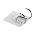 Móc Dán Tường Inox 304 Siêu Dính Treo Đồ Nhà Bếp, Móc Đôi Cường Lực Cao Cấp. 