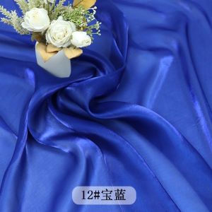 Water Gloss Satin Fabric Smooth Reflective Imitation Silk Dress Designer Apparel Diy Sewing Fabrics Cloth Meters Material