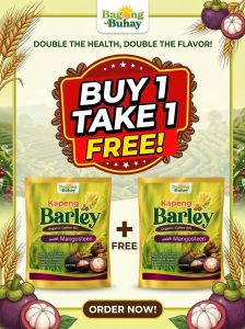 Bagong Buhay Kape ng Organic Barley with Mangosteen - Buy 1 Take 1 Free - Order Now!