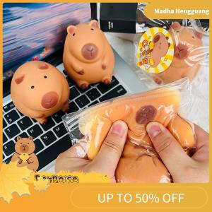 Madha Cartoon Capybara Mochi Pinching Toy Squishy Toy Slow Rebound Decompression Toys Stress Release Hand Relax Gifts