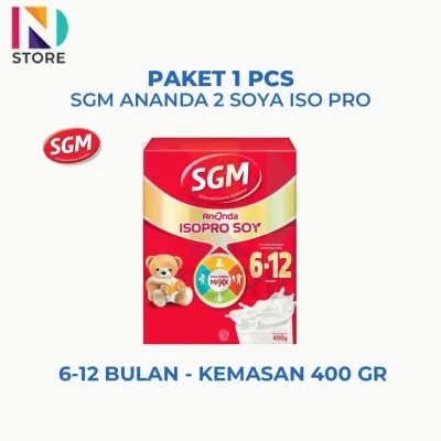 SGM Ananda ISOPRO Soya Tahap 1 (0-6 Bulan) / Tahap 2 (6-12 Bulan) Kemasan 200GR/400GR Paket 1PCS