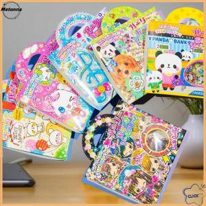 Follow Get More【Metonna】 1 Set 3D Cartoon Laser Sparkling Heart-shaped Animal Mobile Phone Case Decals Y2k Crystal Marbles Stickers DIY Decoration