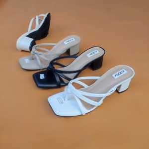Sandal Heel Teplek Hak Tahu Wanita V010