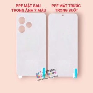 Realme GT Neo 6 / Neo 6 SE - Miếng dán PPF mặt trước + PPF mặt sau trong suốt siêu dính chống trầy xước