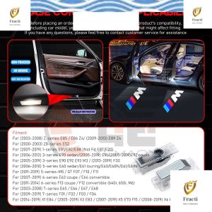 2/4Pcs Led Car Door Light Welcome Projector Logo Ghost Shadow Lamp For BMW E60 E61 E90 E91 E92 E93 F10 F11 X1 X3 X5 GT Z4 Accessories
