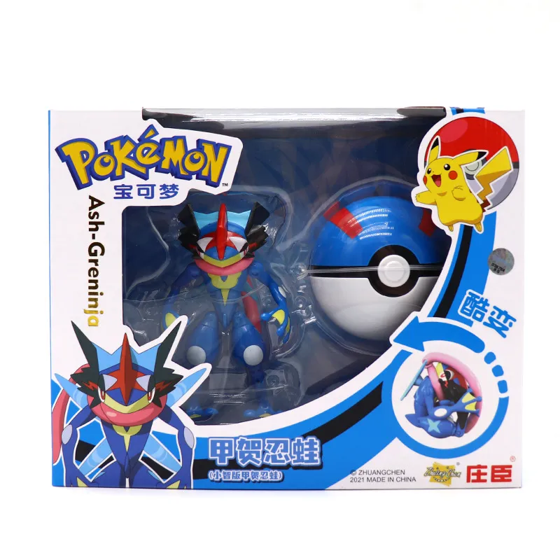 Pokemon ash deals greninja action figure